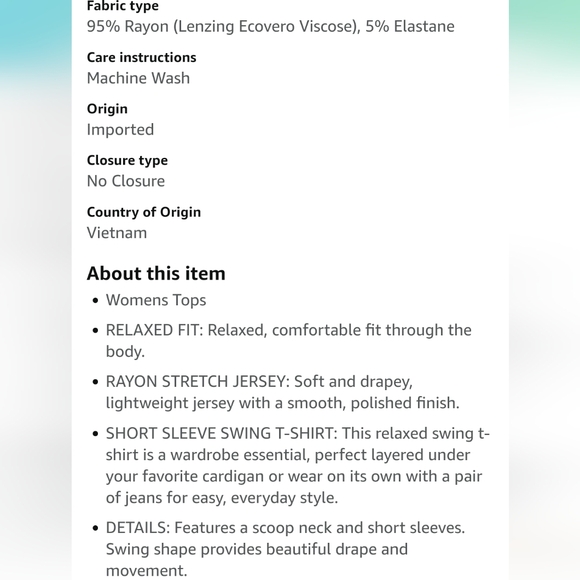 Amazon Essentials top - Picture 4 of 4